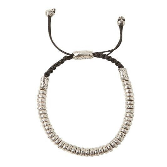 John Varvatos Silver 6mm Bead Bracelet