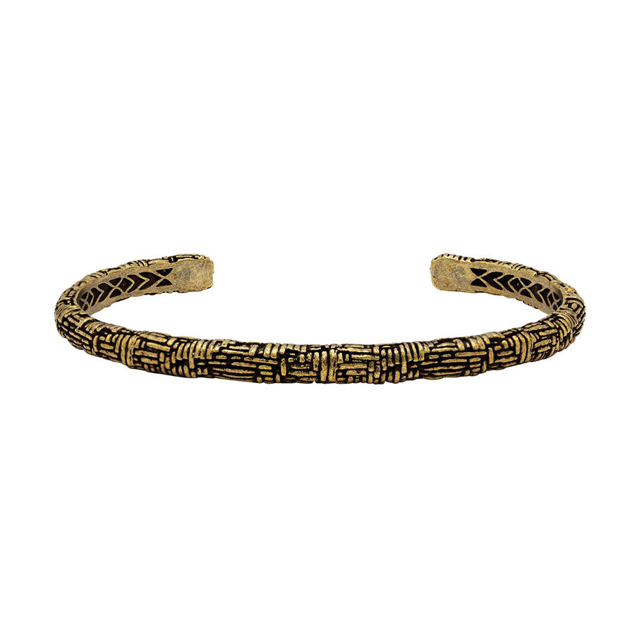Gurhan Brass Woven Textured Cuff Bracelet