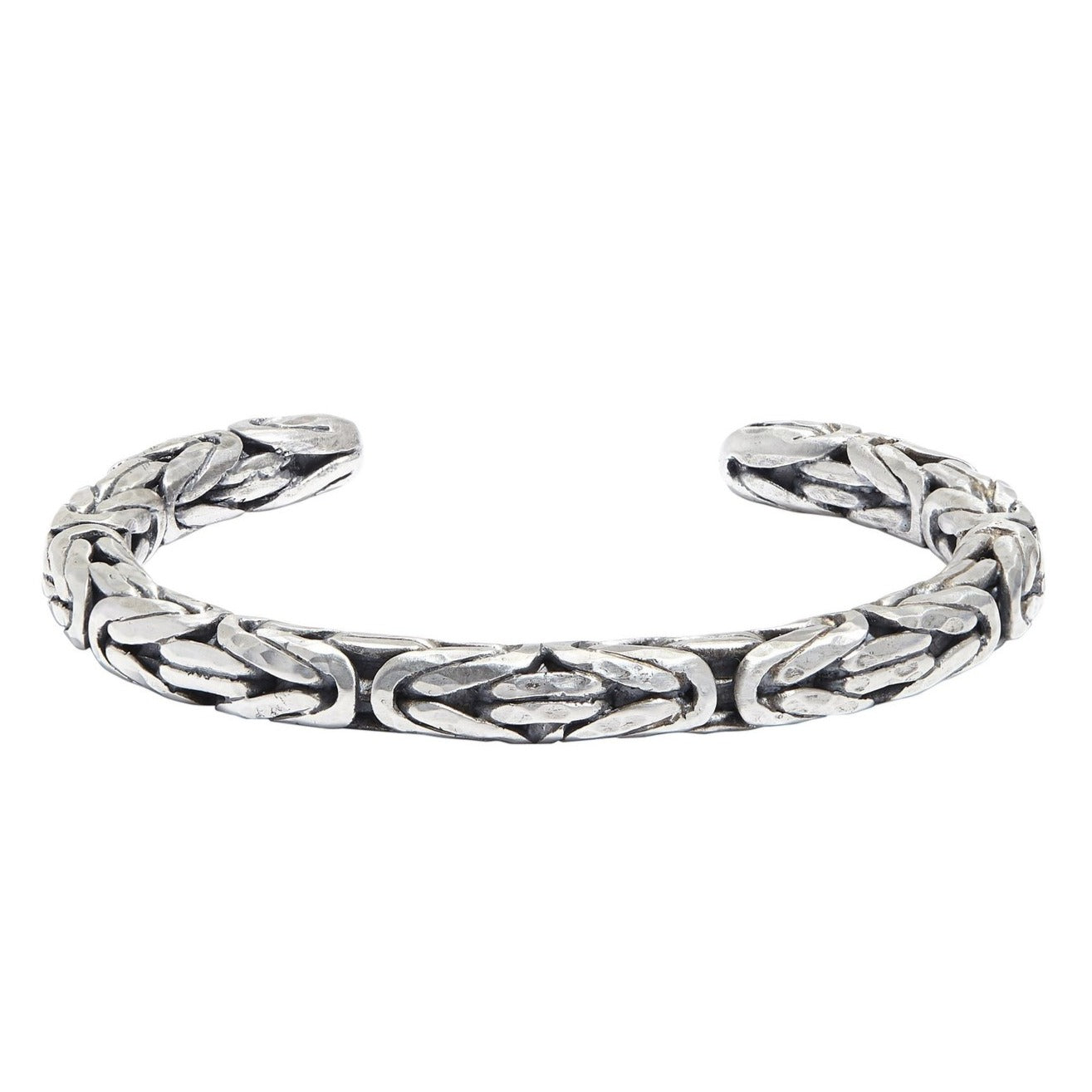 John Varvatos Sterling Silver Woven Cuff Bracelet