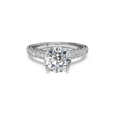 Ritani PavÃ© Braided Engagement Ring 