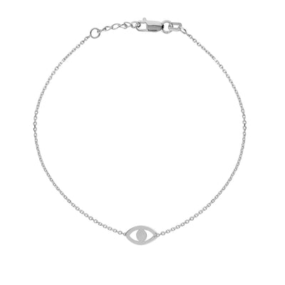 Kravit 14k Gold Mini Evil Eye Bracelet