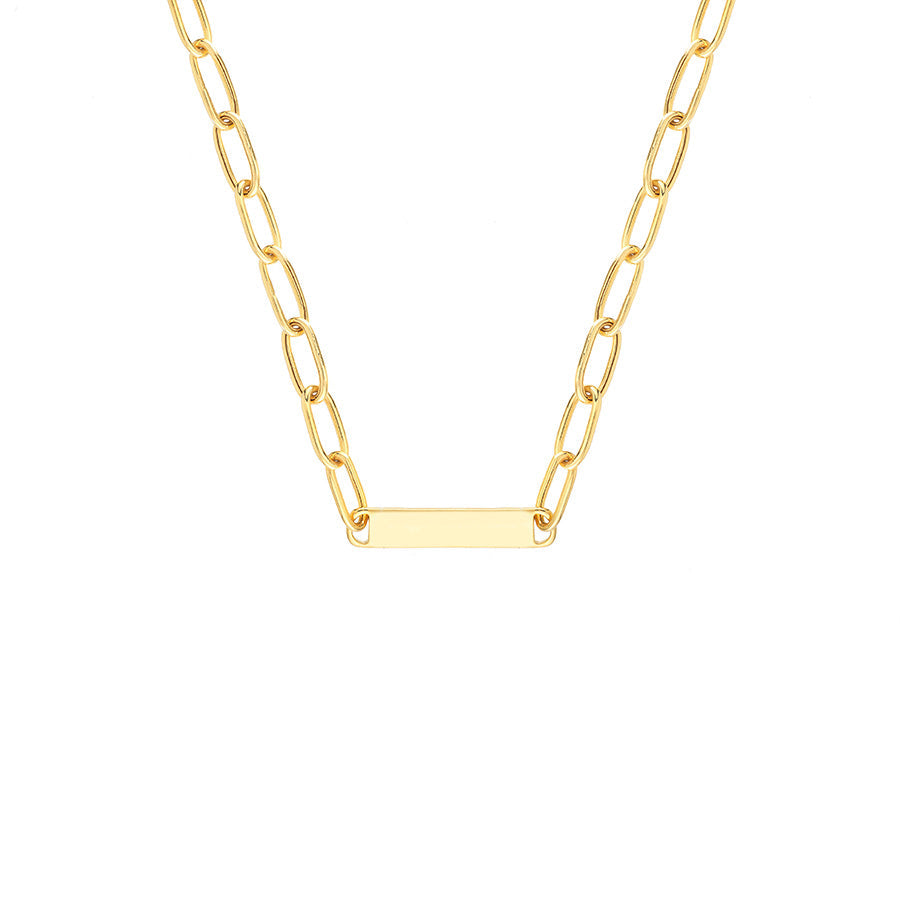 ID Bar + 16" Paperclip Chain
