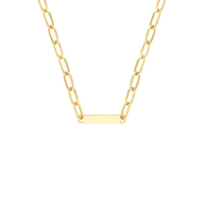 ID Bar + 16" Paperclip Chain