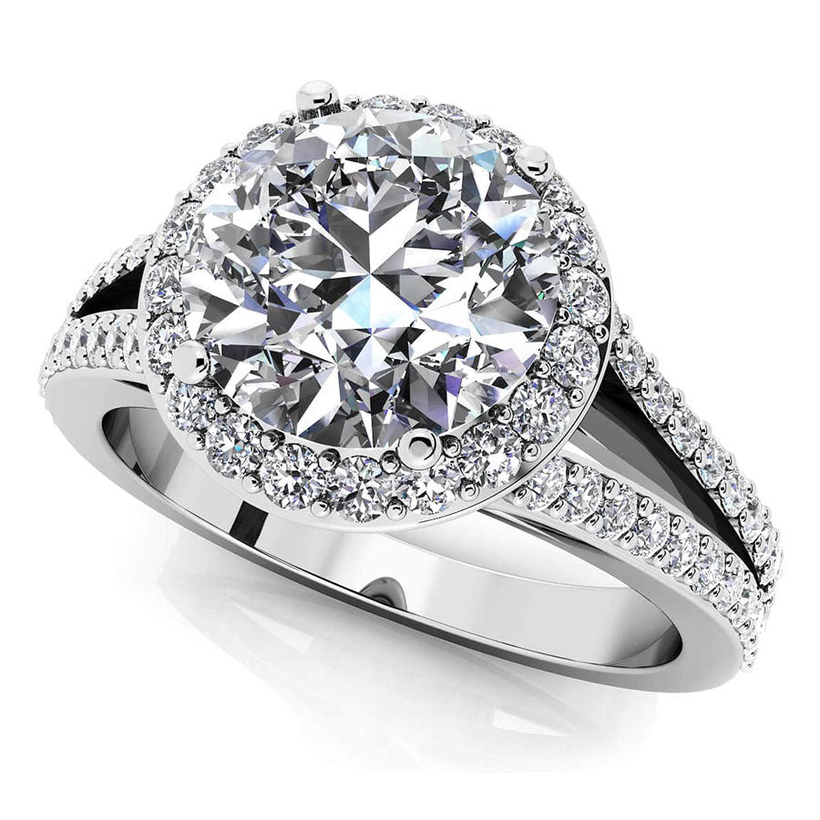 Kravit Signature Split Shank Diamond Engagement Ring