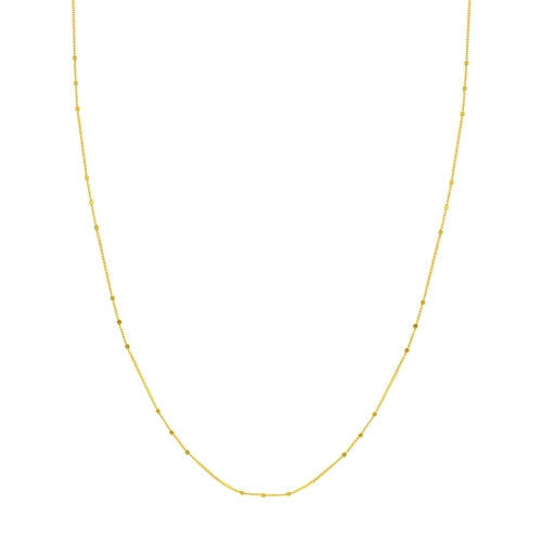Kravit Jewelers 14k Yellow Gold Saturn Chain-16"