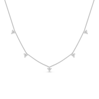 Madison L. 14k Diamond Trio Dangle Necklace