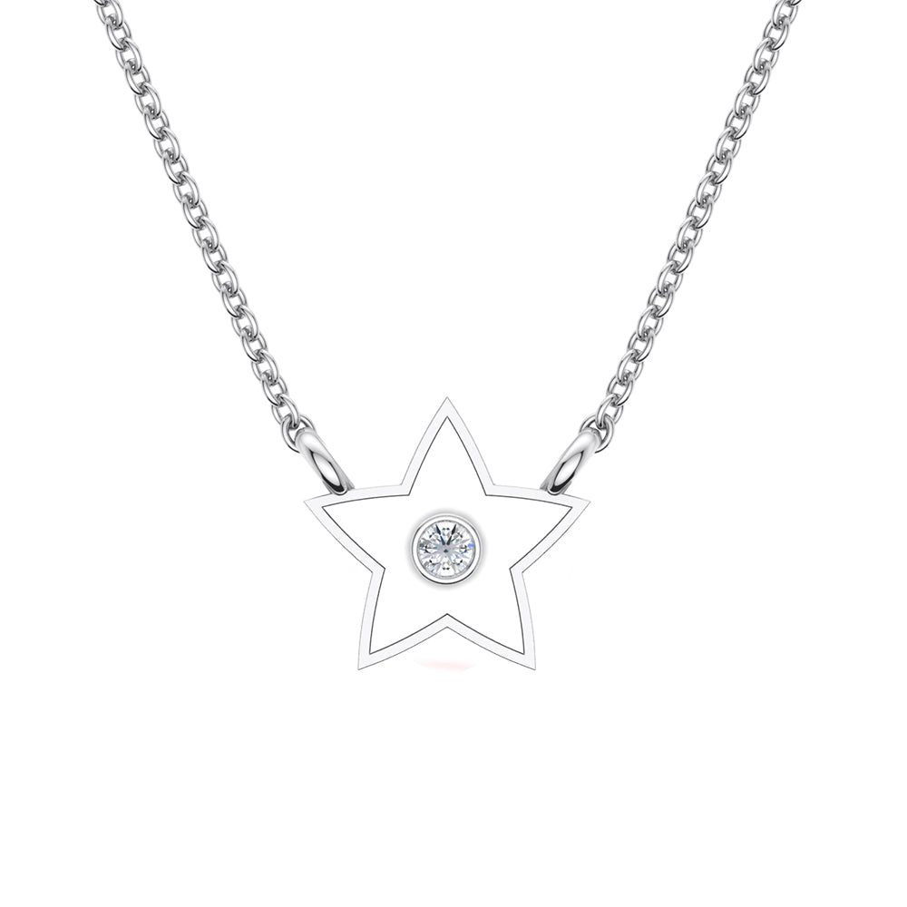 Kravit Jewelers 14k Gold & Enamel Star Necklace