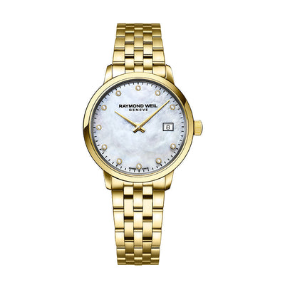 Raymond Weil Toccata Gold PVD Mother of Pearl Watch