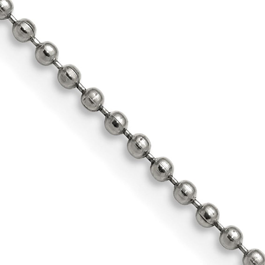 Kravit Men's Stainless Steel Ball Chain-24"