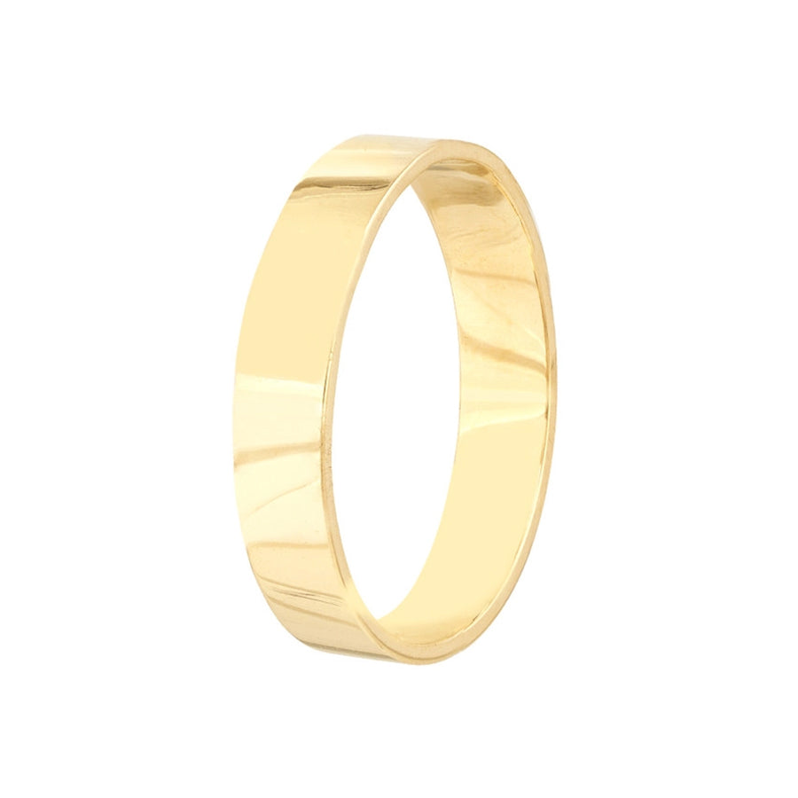 14k Yellow Gold High Polished Band-3.70mm