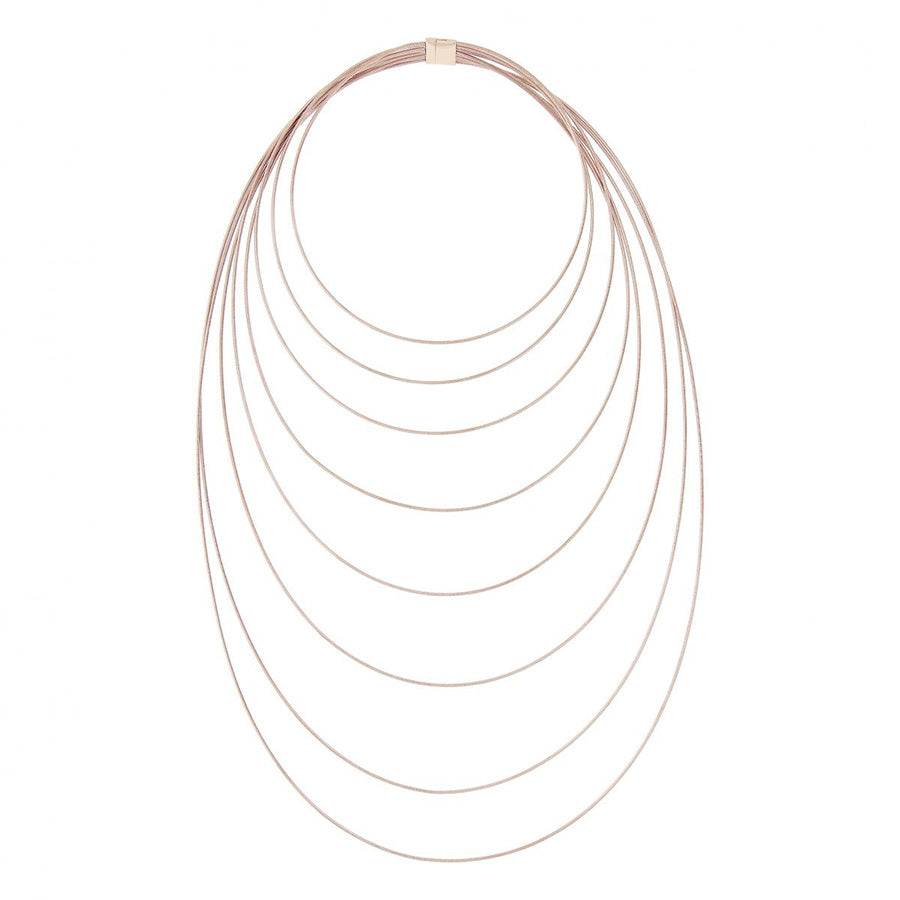 Pesavento 18k Rose Gold Vermeil Spring Necklace