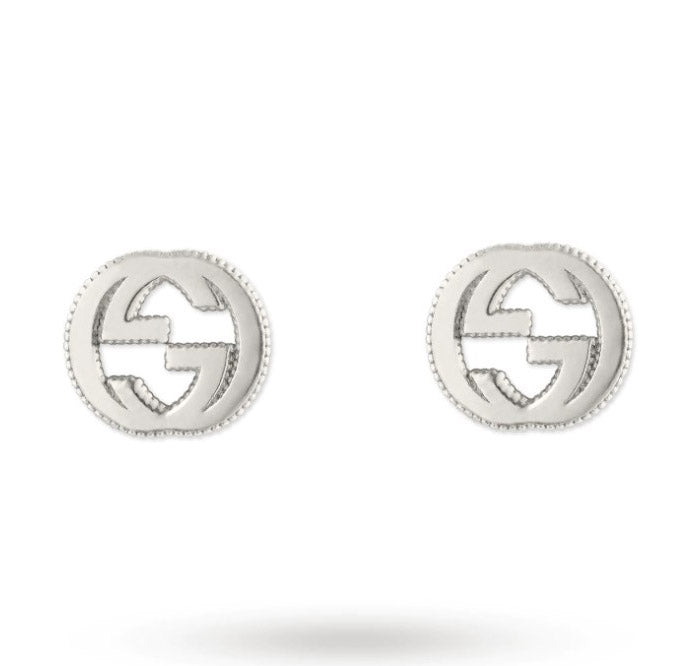Gucci Sterling Silver Stud Earrings