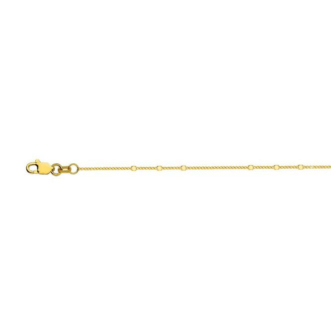 Kravit Jewelers 14k Yellow Gold Cube Anklet