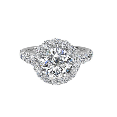 Ritani Halo Diamond Engagement Ring