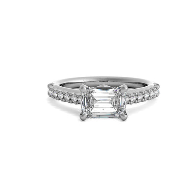 Ritani East To West Diamond Engagement Ring